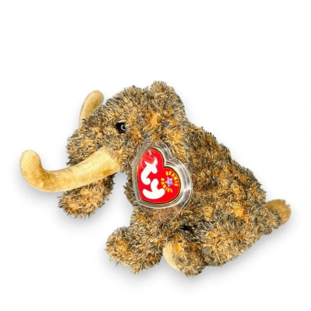 Giganto the Mammoth | Shaggy Ice Age Giant 🦣 | Mint‎ Heart Tag TY Beanie Baby